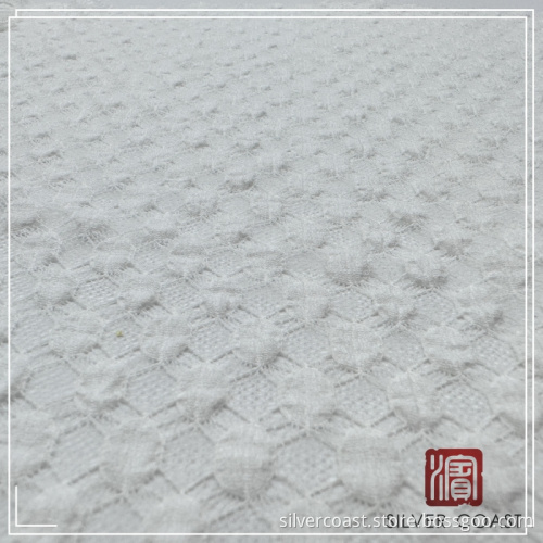 Nylon Spandex Bubble Lace Piece Dyed Fabric